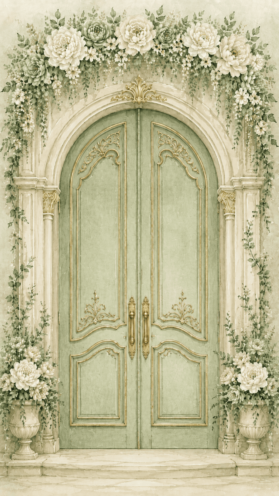 Nos modèles de faire-part de mariage — Porte verte